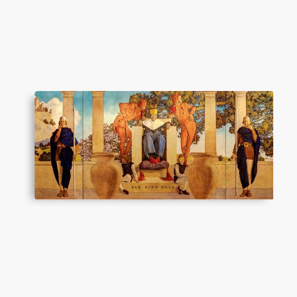 Maxfield Parrish. Old king cole Canvas Print