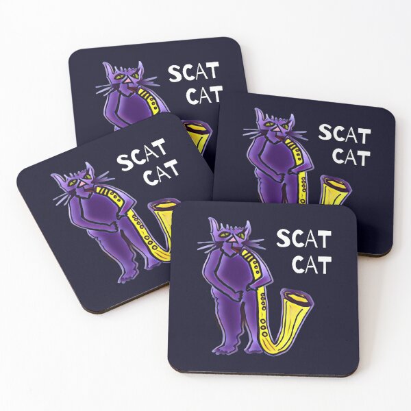 Item preview, Scat Cat Funny Jazz Cat Saxophone Clarinet designed and sold by DesignsofNote.