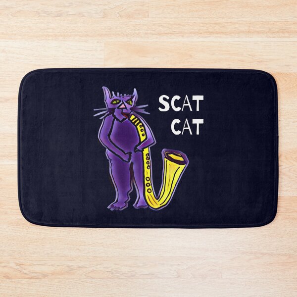 Item preview, Scat Cat Funny Jazz Cat Saxophone Clarinet designed and sold by DesignsofNote.