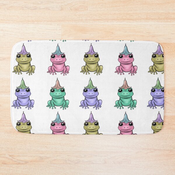 Item preview, Fancy frog with a flower hat designed and sold by PurpleTurtle8.