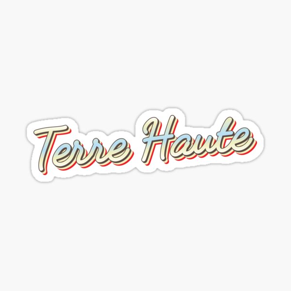 Item preview, Terre Haute College Town Script 1 designed and sold by Lokalista.