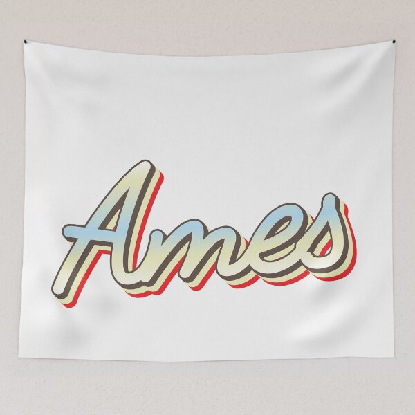 Item preview, Ames College Town Script 1 designed and sold by Lokalista.