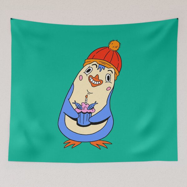 Item preview, Funny Penguin bird with cake designed and sold by Svinil.