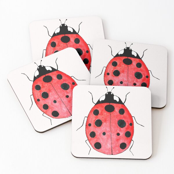Item preview, Watercolor Lady Bug designed and sold by virillanissa.