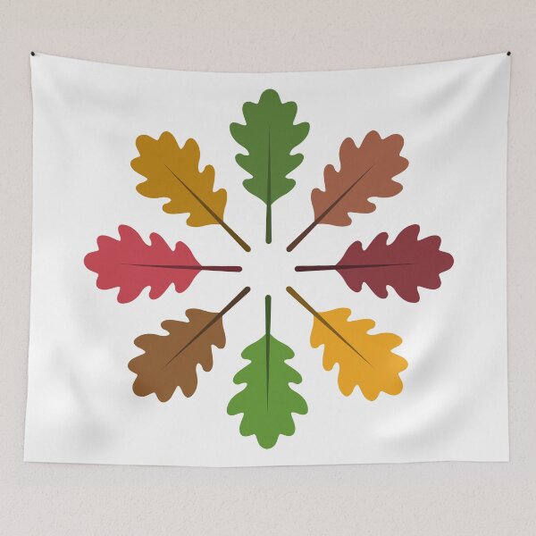 Item preview, Radial Oak Leaves (Autumn Colours) designed and sold by John Uttley.