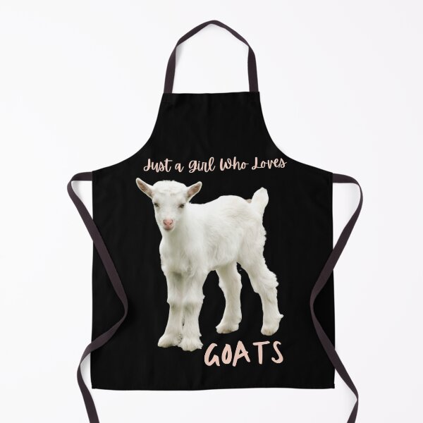 Item preview, Just A Girl Who Loves Goats. Cute baby goat. Photo and text. designed and sold by JellyBeenzz.