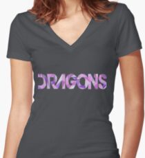 (Imagine) Dragons Women's Fitted V-Neck T-Shirt
