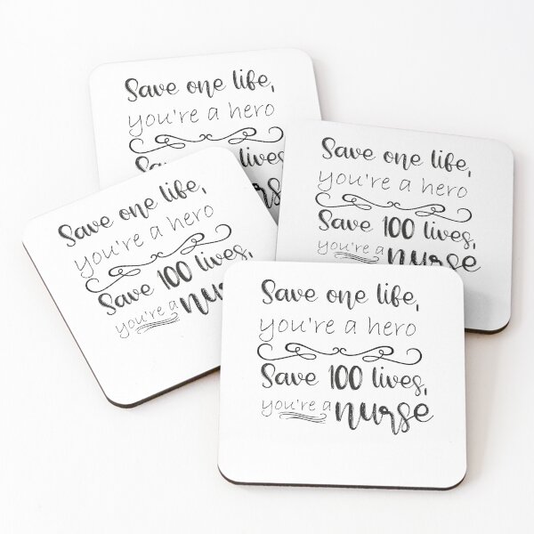 Item preview, Save One Life You're A Hero Save A 100 Lives You're a Nurse  designed and sold by ThebestArtshop.