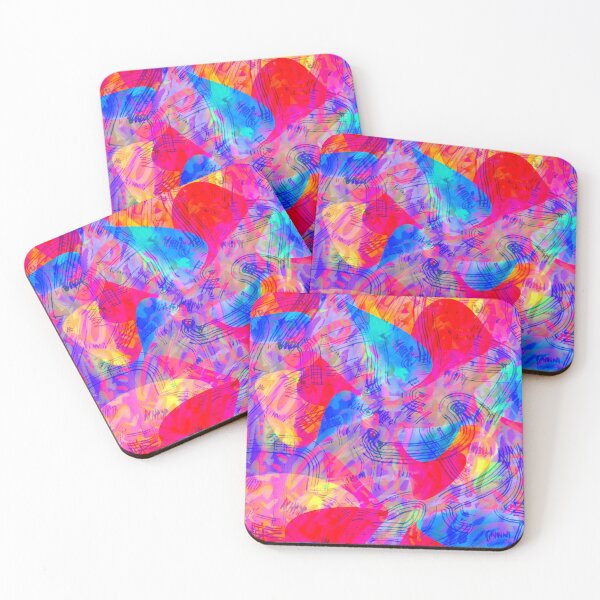 Item preview, Psychedelic Rosebuds designed and sold by Zella Studio.