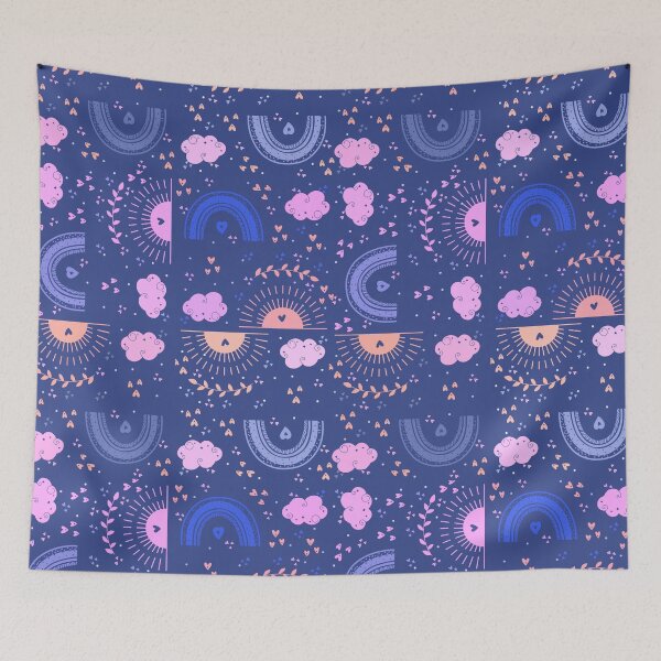 Aperçu de l'œuvre Motif arc-en-ciel mignon 21 créée et vendue par Creative Colors99.