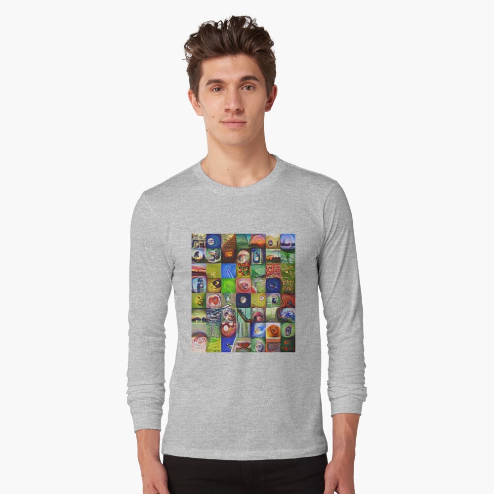 BlackHalt`s Instagram Photos #DeepDreamed Long Sleeve T-Shirt