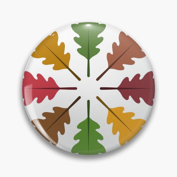 Item preview, Radial Oak Leaves (Autumn Colours) designed and sold by John Uttley.