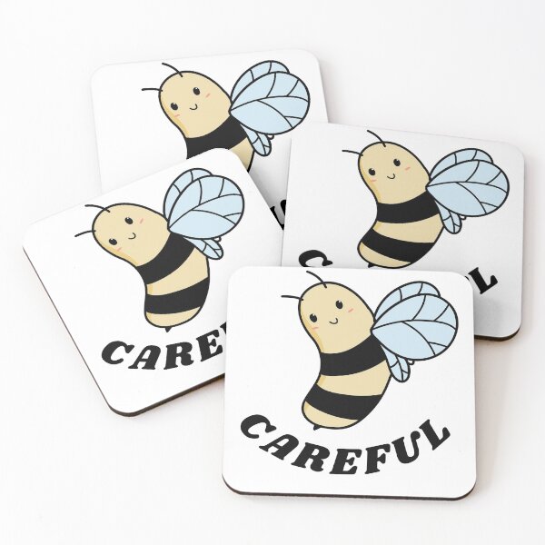 Item preview, Bee Careful Cute Bee designed and sold by Oh-Marsha.