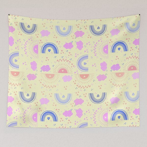 Aperçu de l'œuvre Motif arc-en-ciel mignon 22 créée et vendue par Creative Colors99.