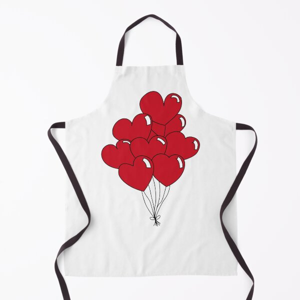 Item preview, red-heart-balloons designed and sold by MyLuckyShot.
