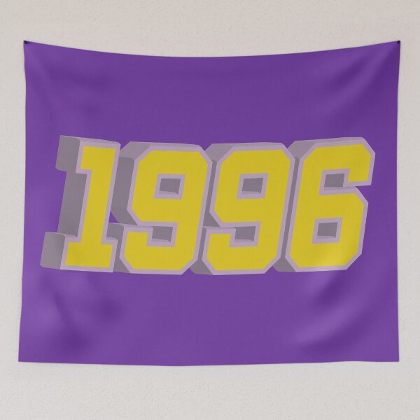 Item preview, 1996 3D, university typography, yellow and purple designed and sold by SoCindy.