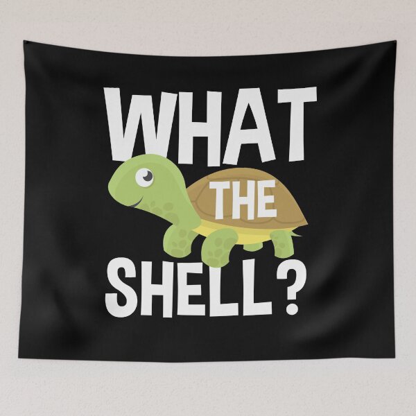 Item preview, What The Shell Cute Sea Turtle designed and sold by ShopTheStyle.