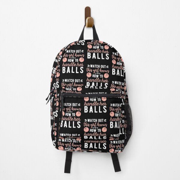 Item preview, Handles Balls Funny Bowling Girl's designed and sold by Scratches Tees.