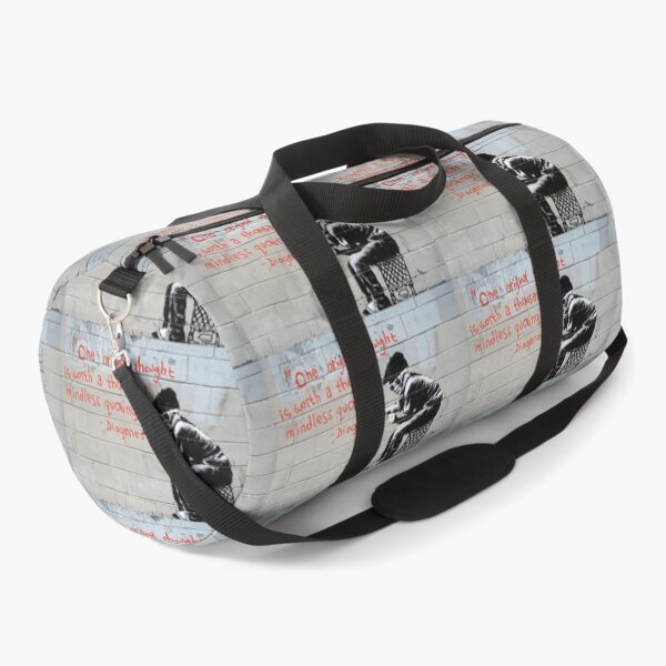 Item preview, Banksy street graffiti art One original thought is worth a thousand mindless quotings Diogenes  designed and sold by MindChirp.