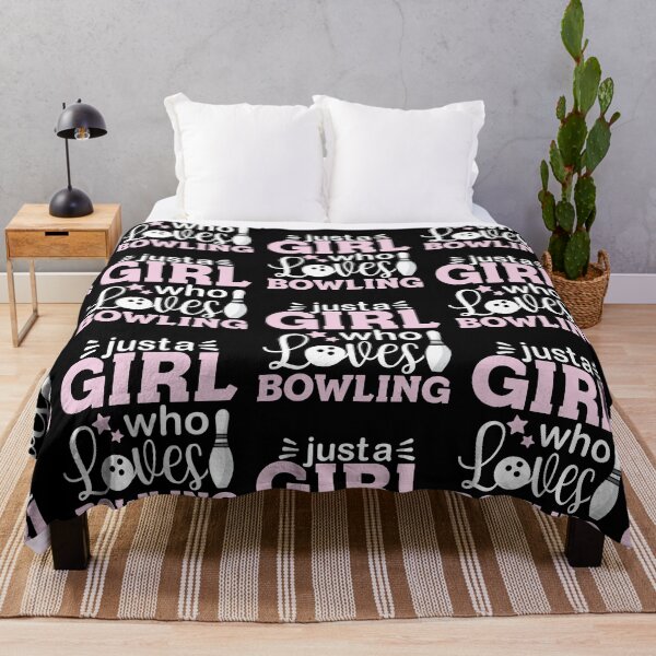 Item preview, Just A Girl Funny Bowling Sport designed and sold by Scratches Tees.