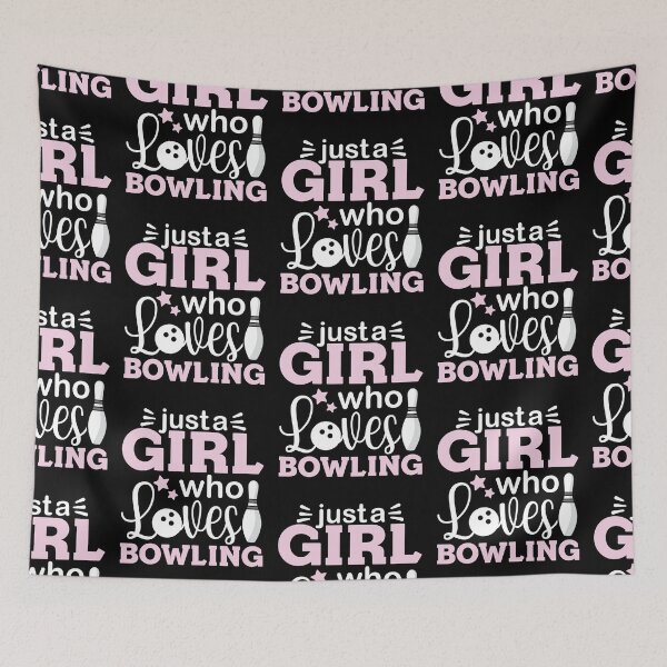 Item preview, Just A Girl Funny Bowling Sport designed and sold by Scratches Tees.