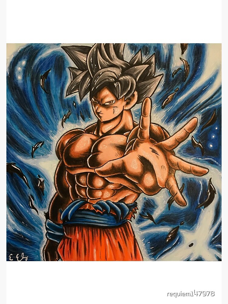 Goku artwork! Spiral Notebook for Sale by requiem147978