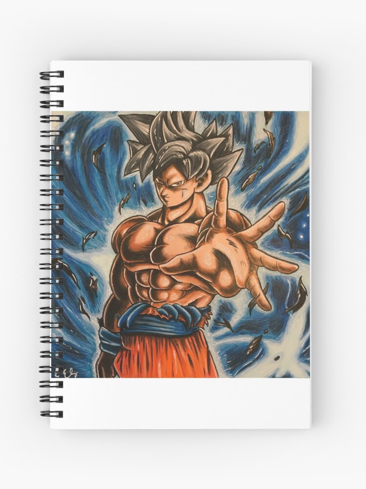 Goku artwork! Spiral Notebook for Sale by requiem147978