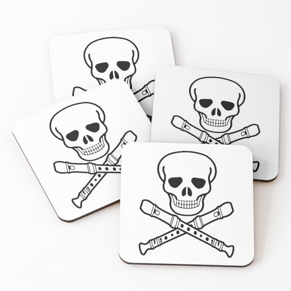 Item preview, Sweet flute pirate flag - funny adventures designed and sold by Xdelacra.