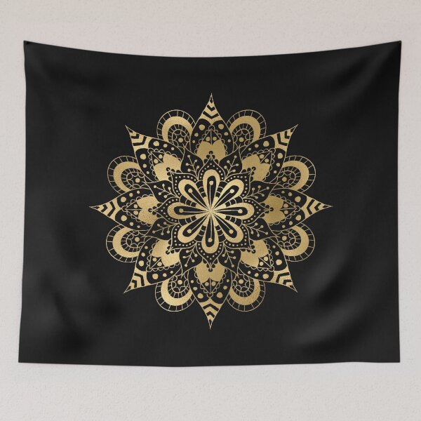 Item preview, Gold Mandala Eight Point designed and sold by MusberriDesigns.