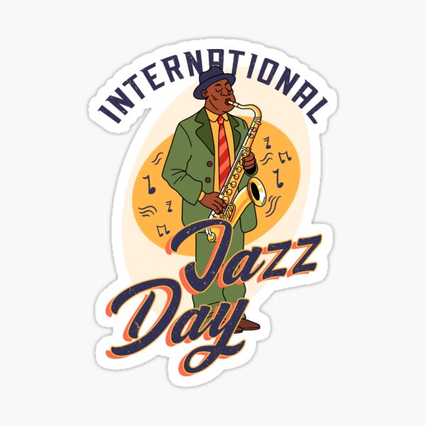 Item preview, International jazz day | world jazz music festival designed and sold by Svinil.