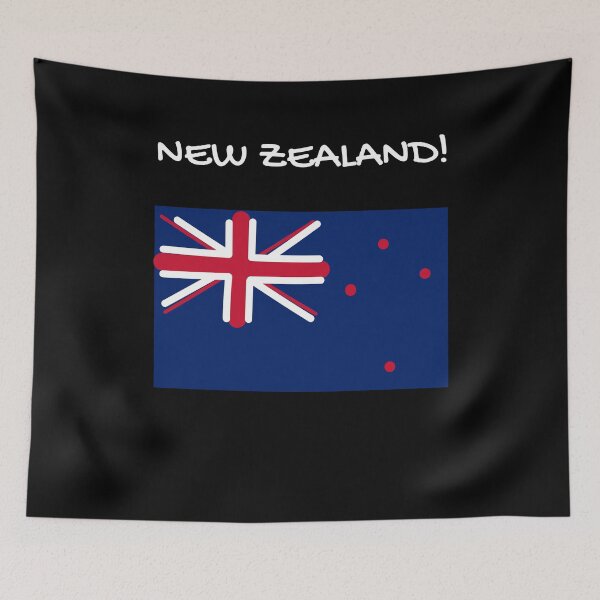 Item preview, New Zealand Black Flag (All Blacks) designed and sold by jesumedina.