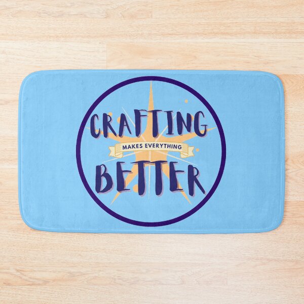 Item preview, Crafting makes everything better badge designed and sold by Manoroma.