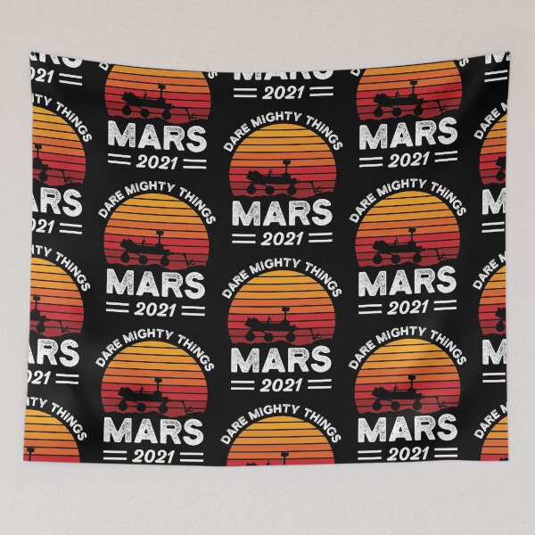 Item preview, Mighty Things Landing On Mars Humorous designed and sold by Scratches Tees.