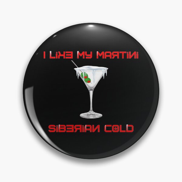 Item preview, I Like my Martini Siberian Cold (with icicles) designed and sold by Five O'clock Shirts.