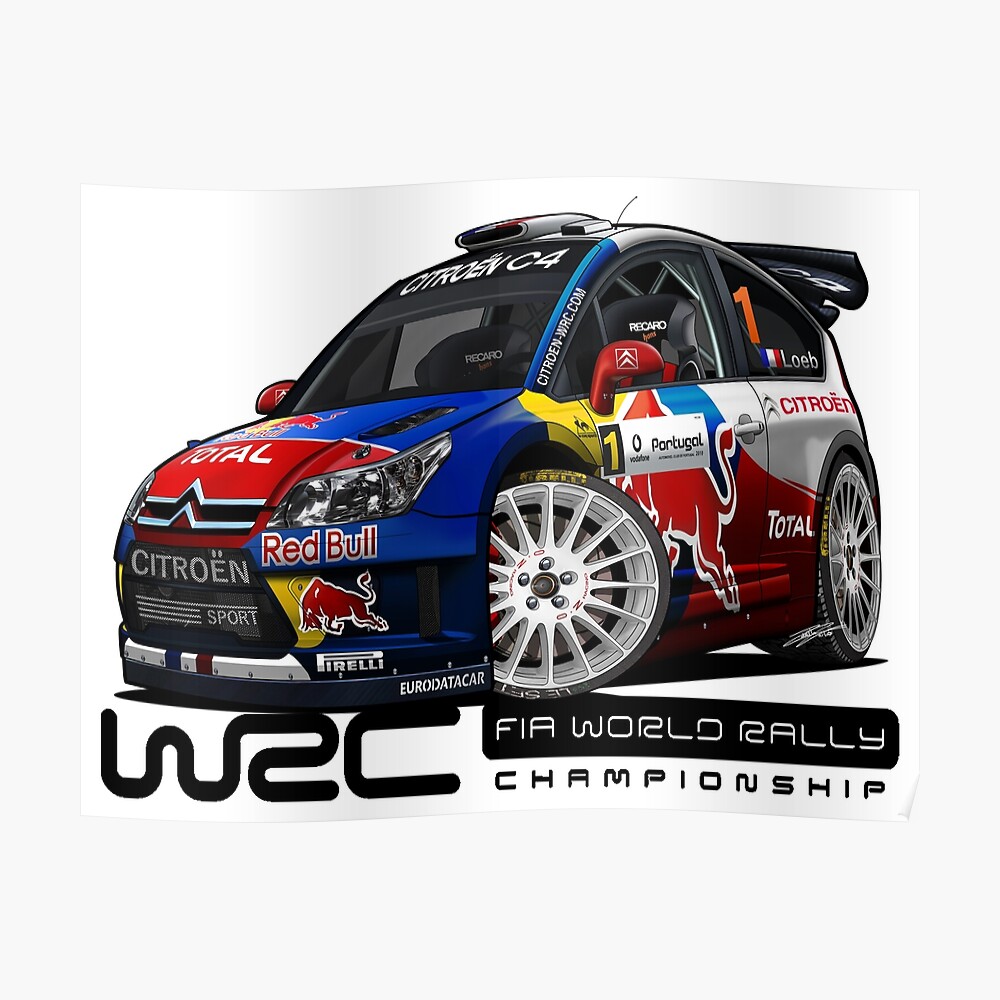 V04 Citroen DS3 WRC Sebastien Loeb World Rally Team Club Car Window Sticker 