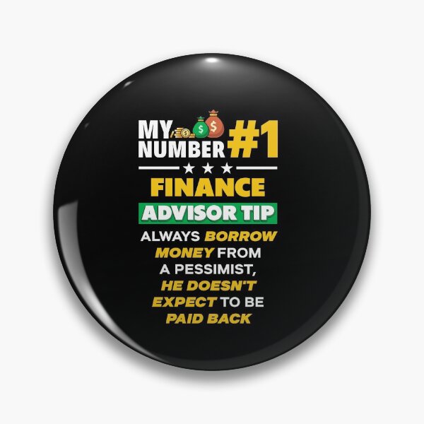 Item preview, Financial Advisor Financial Analyst Funny Money Advice designed and sold by ShopTheStyle.