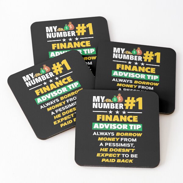 Item preview, Financial Advisor Financial Analyst Funny Money Advice designed and sold by ShopTheStyle.