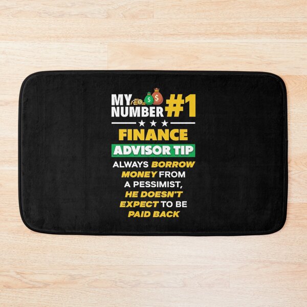 Item preview, Financial Advisor Financial Analyst Funny Money Advice designed and sold by ShopTheStyle.