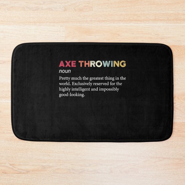 Item preview, Axe Throwing Vintage Noun Definition designed and sold by Scratches Tees.