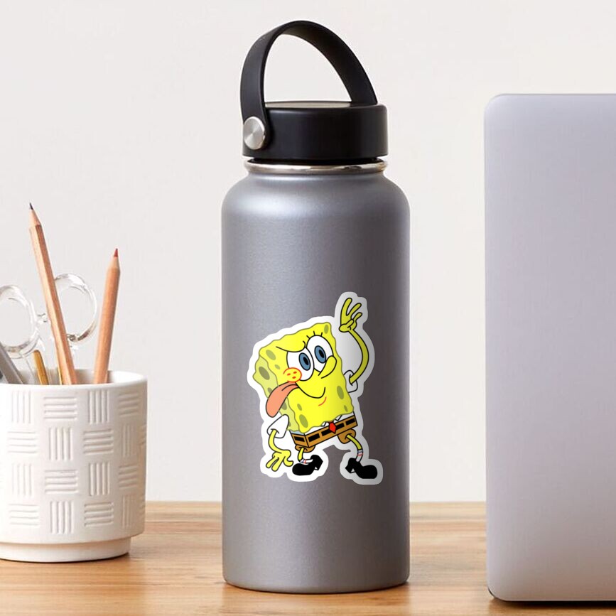 Dancing SpongeBob SquarePants Water Bottle with Straw - 22 oz.