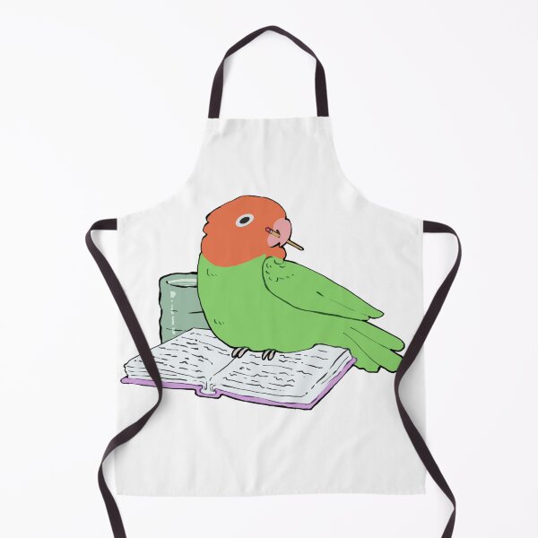 Item preview, Cute Peach Faced Lovebird Study Buddy designed and sold by Alice Cheng.