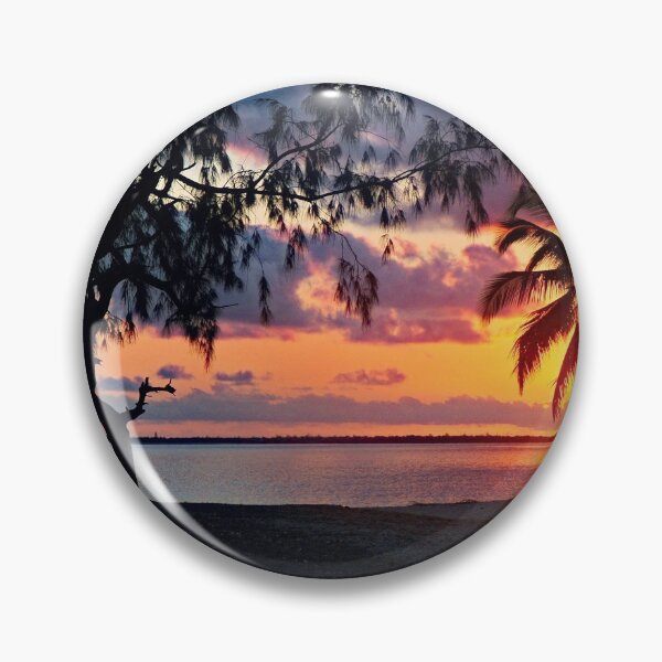 Item preview, Tropical Sunset Beach Palm Trees Panorama designed and sold by worldways.