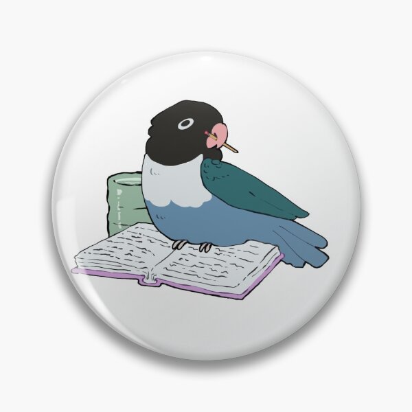 Item preview, Masked Lovebird Study Buddy designed and sold by Alice Cheng.