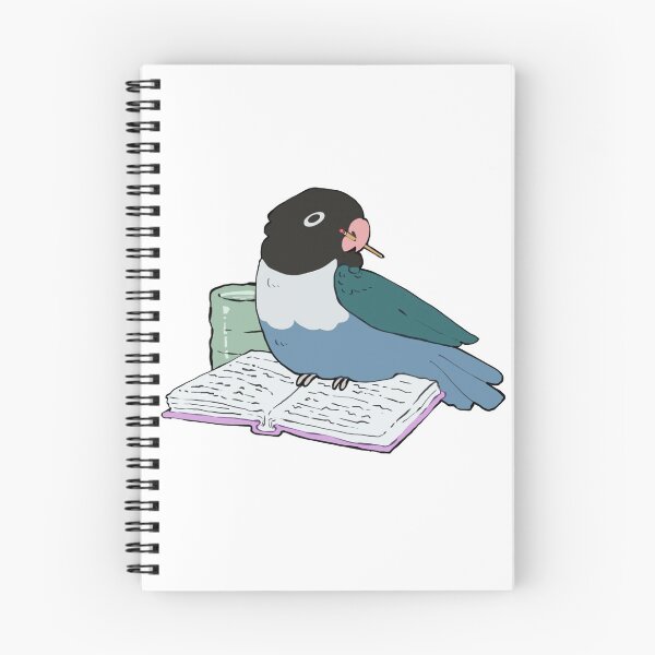 Item preview, Masked Lovebird Study Buddy designed and sold by Alice Cheng.