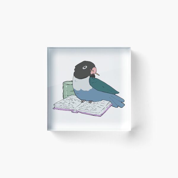 Item preview, Masked Lovebird Study Buddy designed and sold by Alice Cheng.
