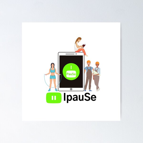 Item preview, IpauSe #SocialMediaDistance designed and sold by MrJean.