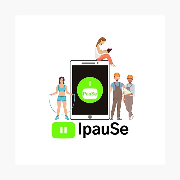 Item preview, IpauSe #SocialMediaDistance designed and sold by MrJean.