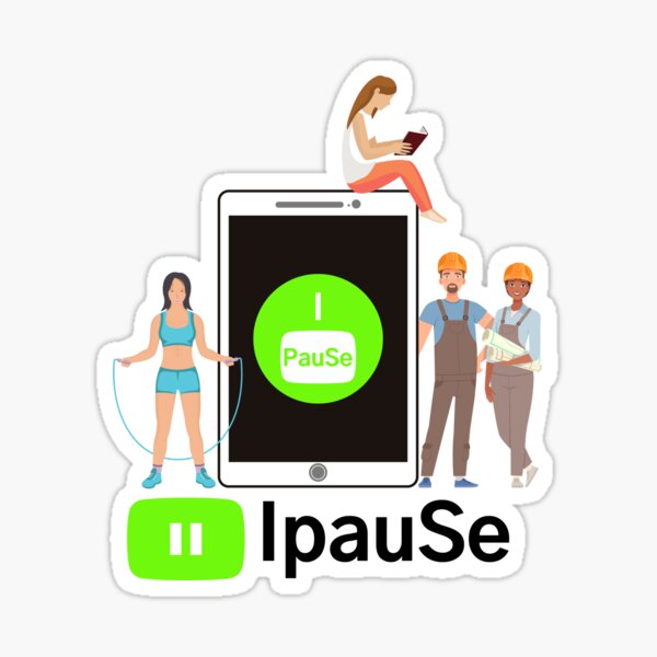 Item preview, IpauSe #SocialMediaDistance designed and sold by MrJean.