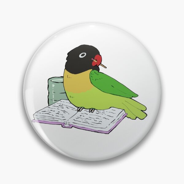 Item preview, Yellow Collared Lovebird Study Buddy designed and sold by Alice Cheng.