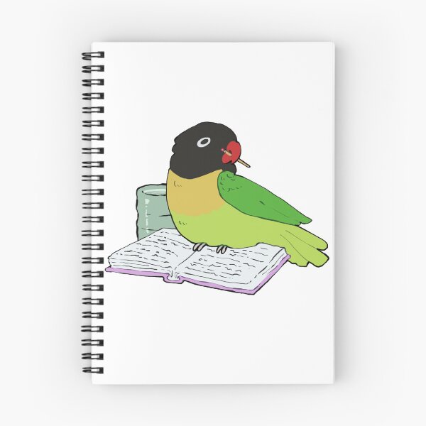 Item preview, Yellow Collared Lovebird Study Buddy designed and sold by Alice Cheng.